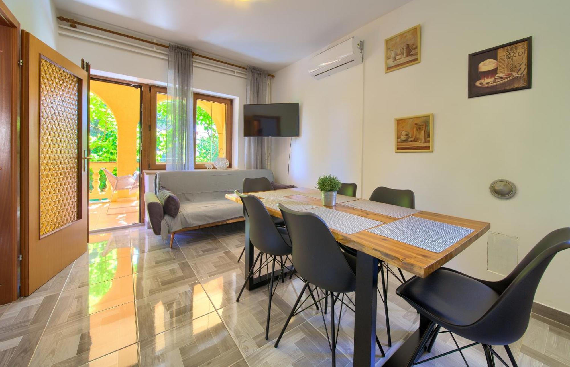 Apartment Bazina - Airconditioning, Parking, 500M From The Beach Krk Town Exterior foto